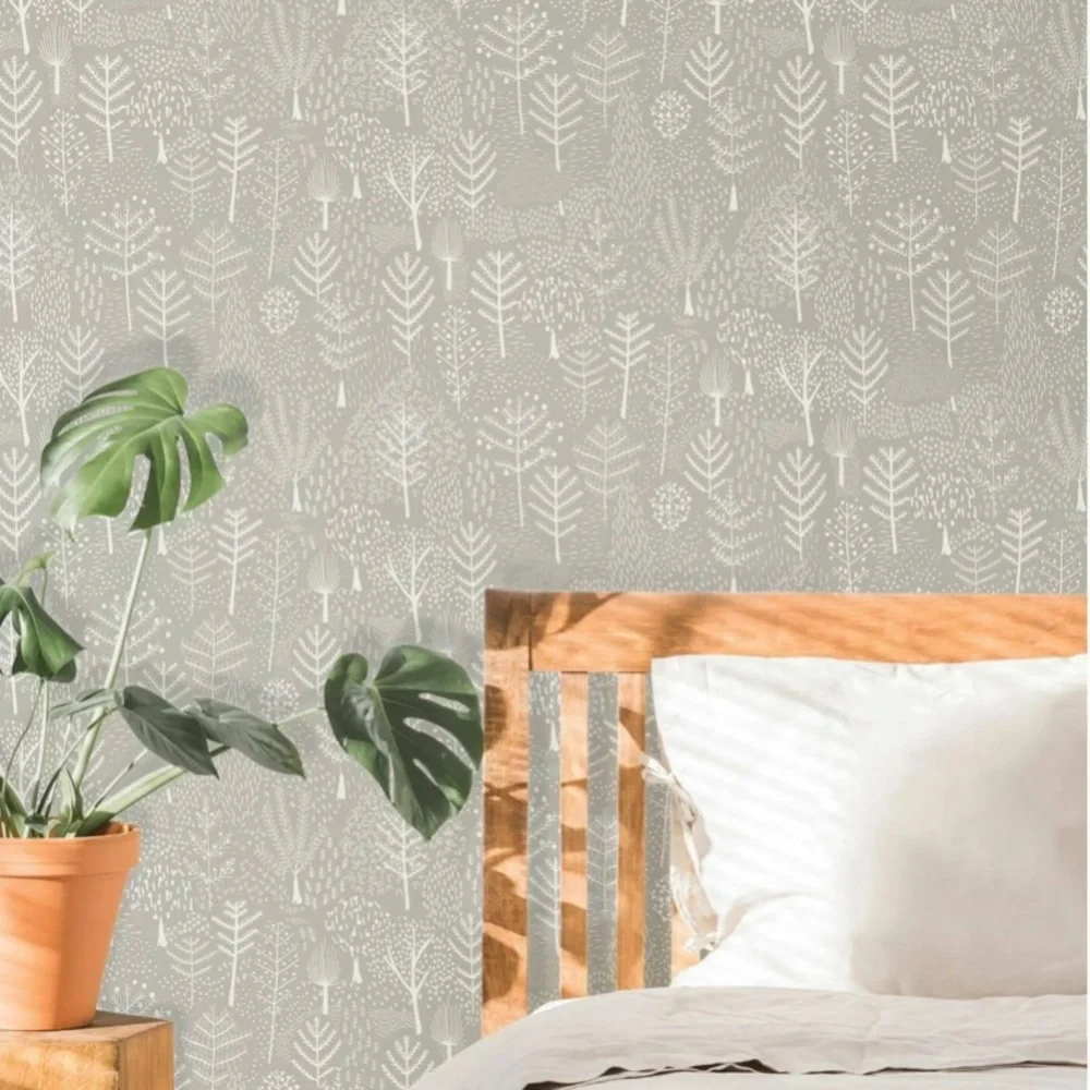 RoomMates Peel & Stick ‘Folklore Trees’ Wallpaper